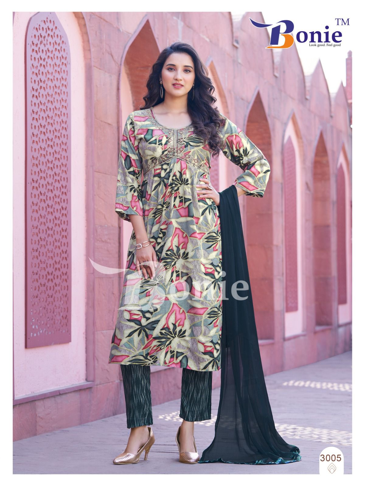 Gulzar Vol 3 By Bonie Rayon Printed Alia Cut Kurti With Bottom With Dupatta Wholesale Price In Surat
